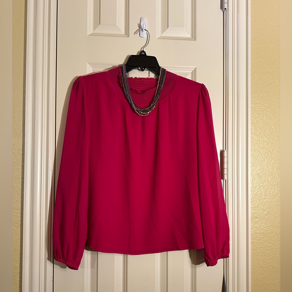 J. Crew Pink Blouse